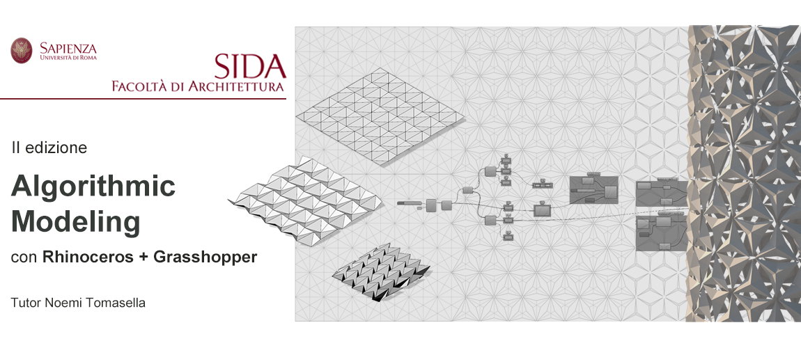 Centro S.I.D.A. 2024 | Algorithmic Modeling con Rhinoceros e Grasshopper | II edizione