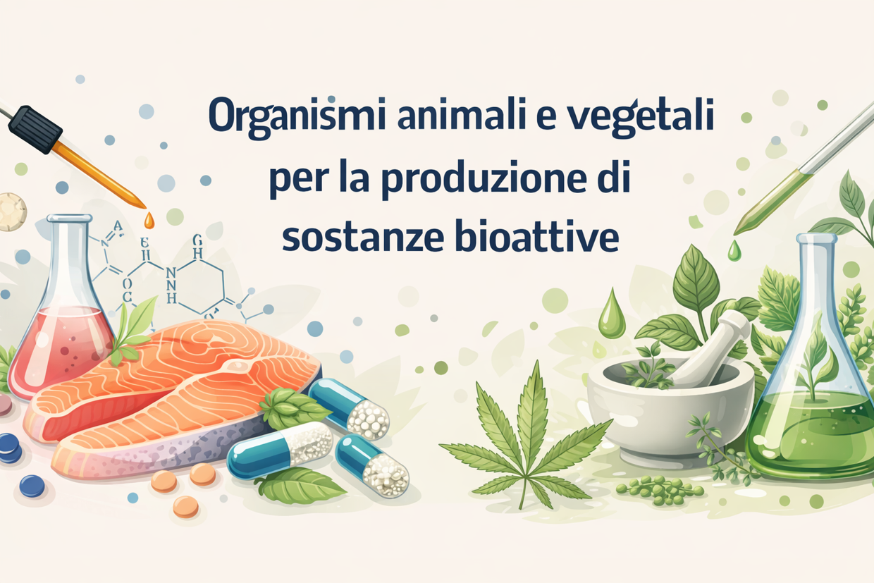 Organismi animali e vegetali per la produzione di sostanze bioattive: aspetti applicativi e valutazione citotossicologica di sostanze bioattive 25/26