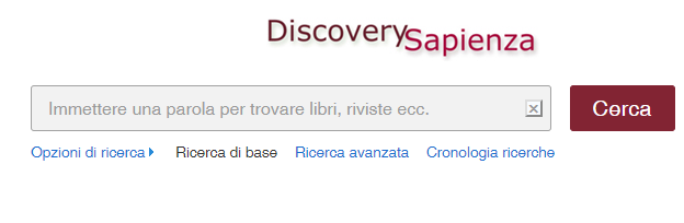 Logo DiscoverySapienza