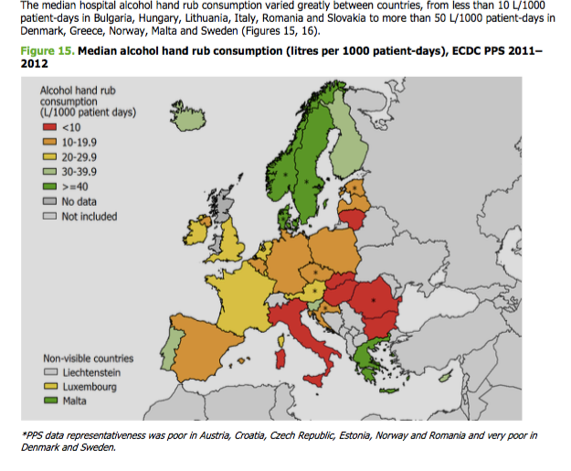 EU Prevalence survey of hospital infections (2012)