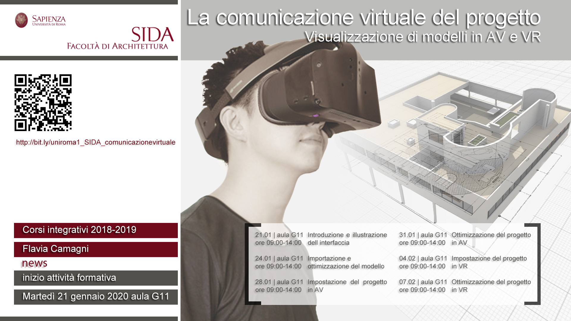 Centro S.I.D.A. 2020 - La comunicazione virtuale del progetto - I edizione -