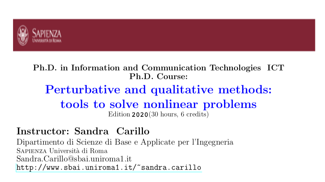 Perturbative and qualitative methods: tools to solve nonlinear problems